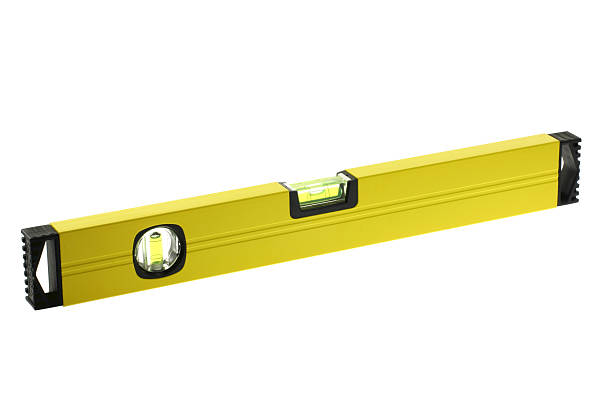 Yellow construction tool stock photo