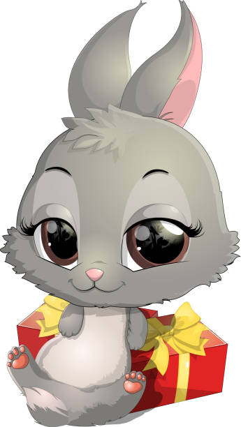 ilustraciones, imágenes clip art, dibujos animados e iconos de stock de osito de peluche de historieta conejo - easter rabbit baby rabbit mascot