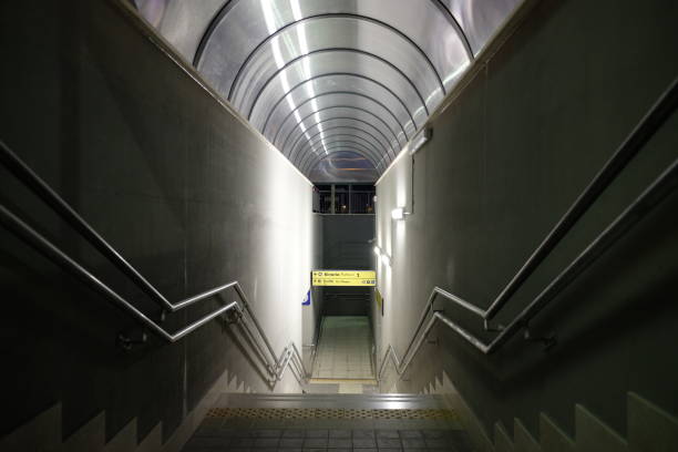 istock entrance with stairs for underpass 899430936