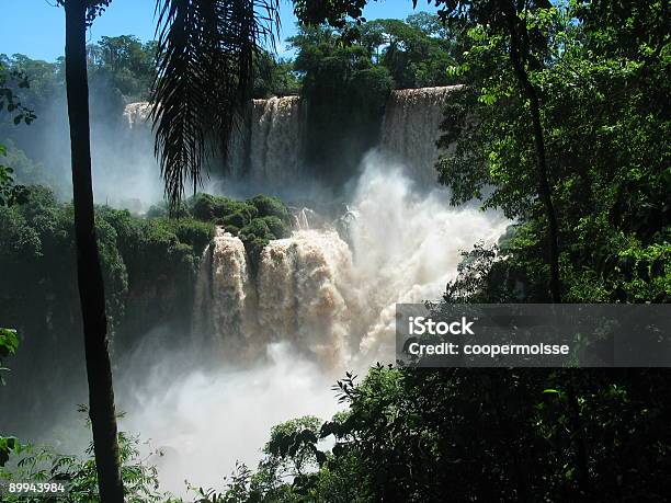 Cascate Di Iguazu Brasile 3 - Fotografie stock e altre immagini di Acqua - Acqua, Ambientazione esterna, Brasile
