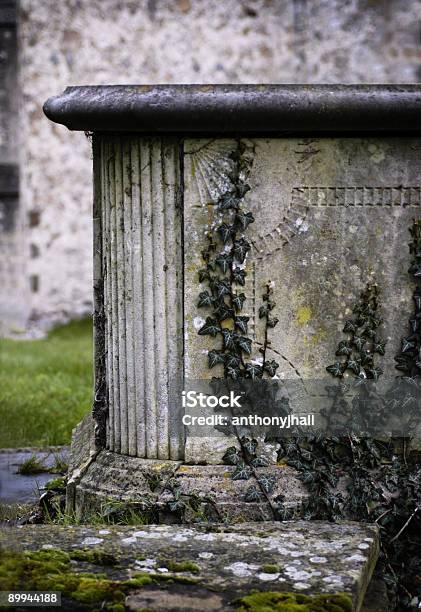 Churchyard Tomb And Ivy 1 Stock Photo - Download Image Now - Abandoned, Agricultural Field, All Saints Chapel - Bohemia