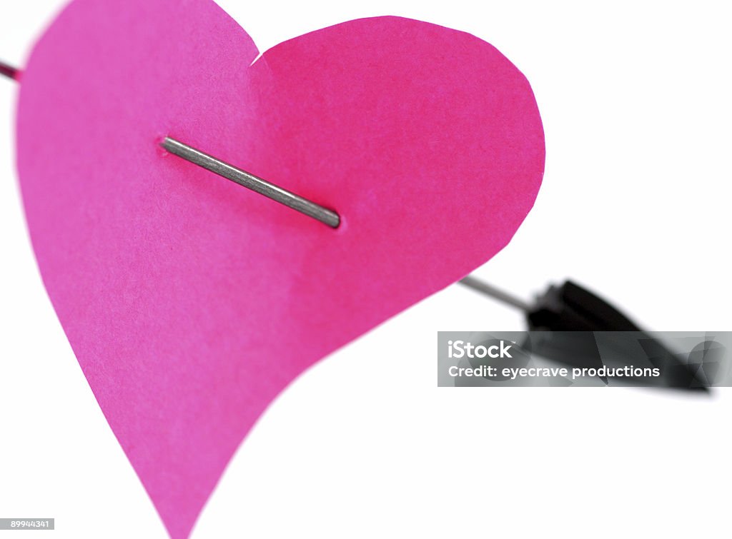 Пирсинг сердце - Стоковые фото Archery роялти-фри