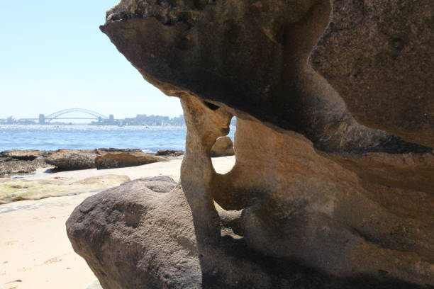 istock Rock formation on an island in Sydney Bay 899446716