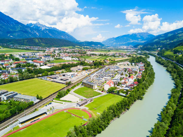 istock Hall Tirol aerial view 899447062