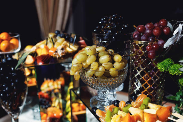 istock many different fruits an the wedding reception. 899454750