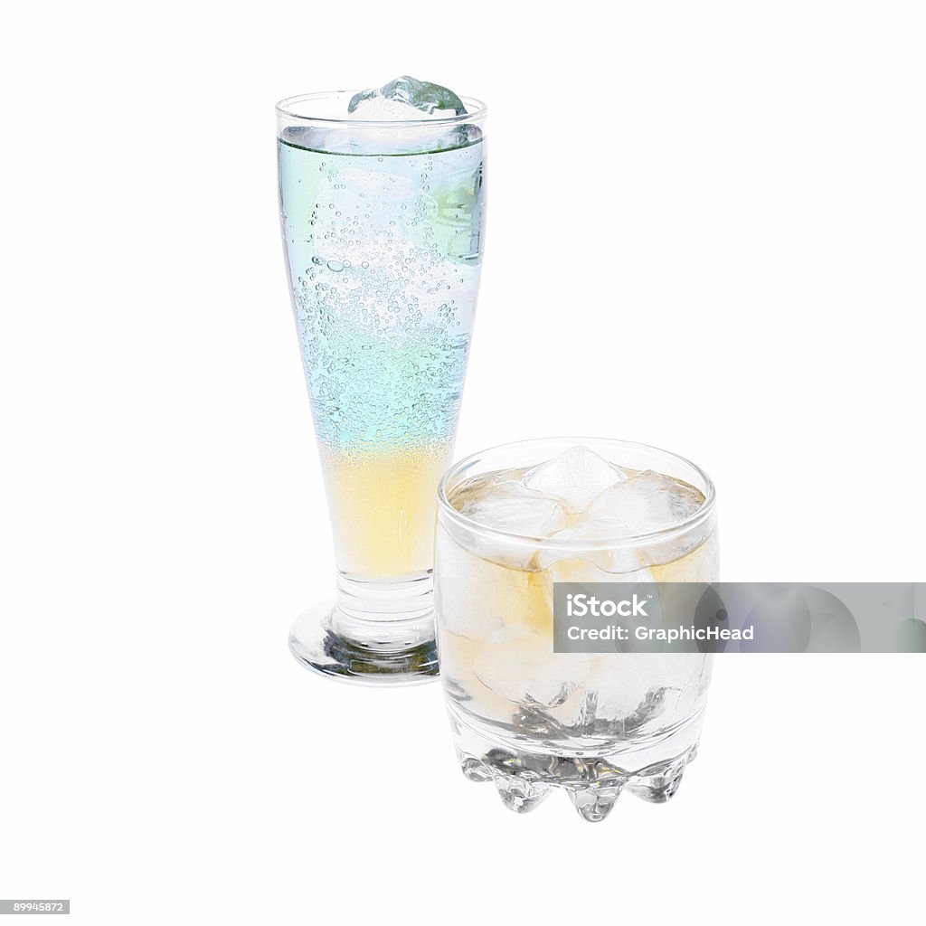 Bleu et jaune, Cocktails - Photo de Bleu libre de droits
