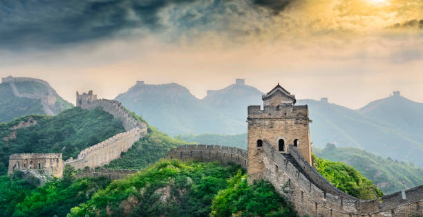 The Great Wall of China The Great Wall of China. One of China's major tourist destinations. jinshangling stock pictures, royalty-free photos & images