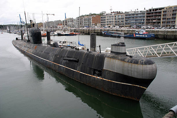 istock Submarine docked in Belgium 89947023