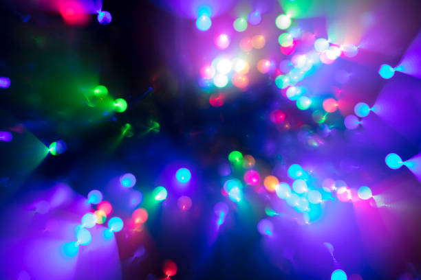 Abstract bokeh lights. Casino or disco theme background