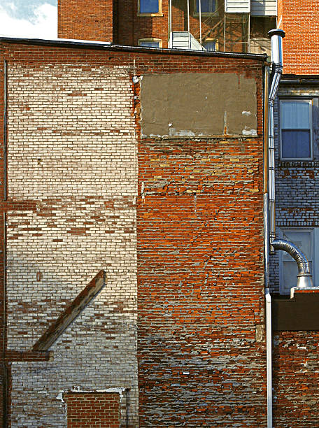Back Alley Buildings stock photo