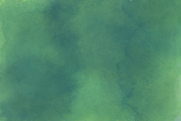 Grunge watercolor Background Texture Green and Blue
