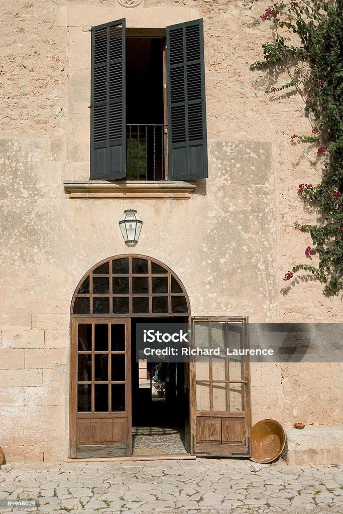 Spanish_Doorway  Building Entrance Stock Photo