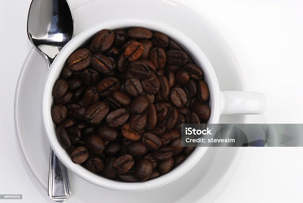 Chávena de Café colher 3 - Royalty-free Acima Foto de stock