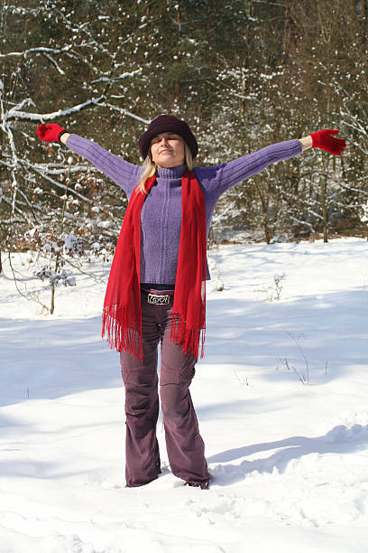 istock Happy holiday in snow 89949488
