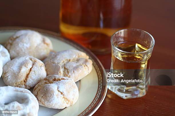 Drink And Biscuits3 Stock Photo - Download Image Now - Alcohol - Drink, Biscotti, Color Image