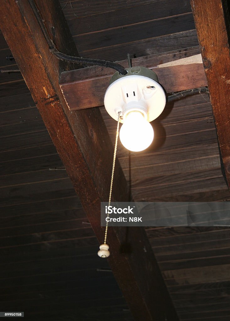 Rústico lâmpada 2 - Royalty-free Acender Foto de stock