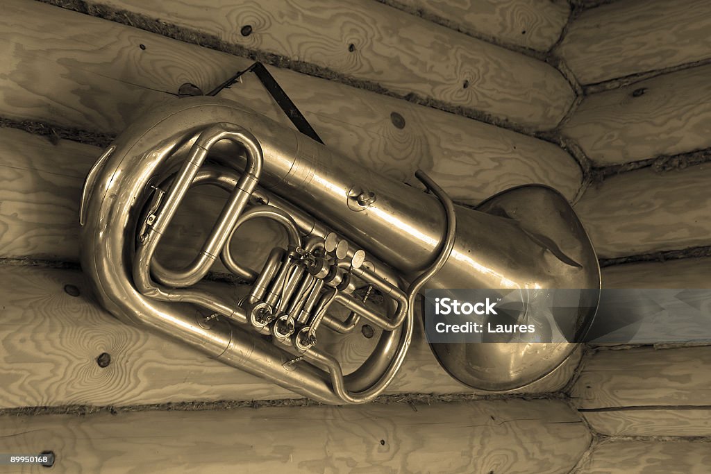 tuba - Photo de Baryton - Cuivre libre de droits