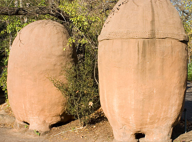 Somba Village, jardim zoológico do Bronx - foto de acervo