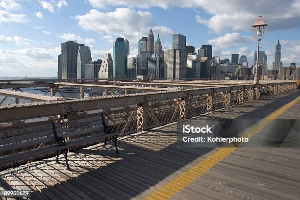 Blick Auf Manhattan Stockfoto und mehr Bilder von Bauwerk - Bauwerk, Brooklyn - New York, Brooklyn Bridge