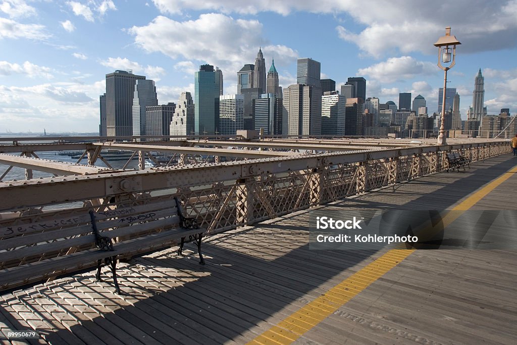Vista de Manhattan - Royalty-free Amarelo Foto de stock