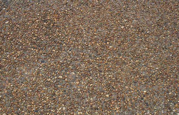 Pebble Sidewalk stock photo