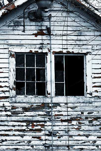 istock Broken Window in Old Abandonded House 89951100