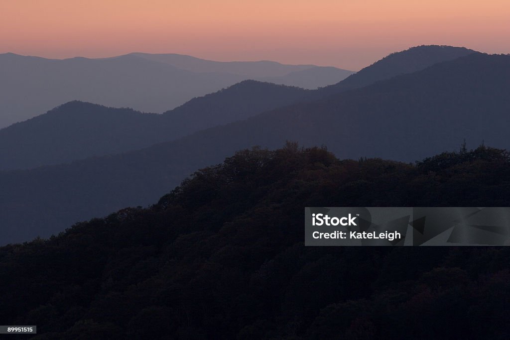 Appalacian pôr-do-sol - Foto de stock de Montanha royalty-free