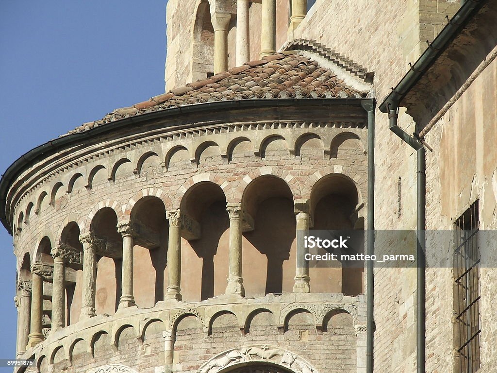 Parma Itália-Românico Arquitetura - Royalty-free Arquitetura Foto de stock