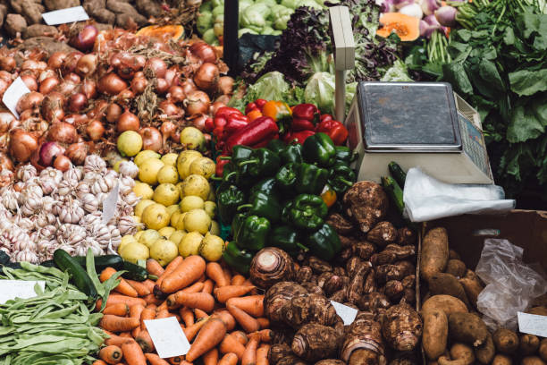 istock Group of various fresh fruits and vegetables 899520820