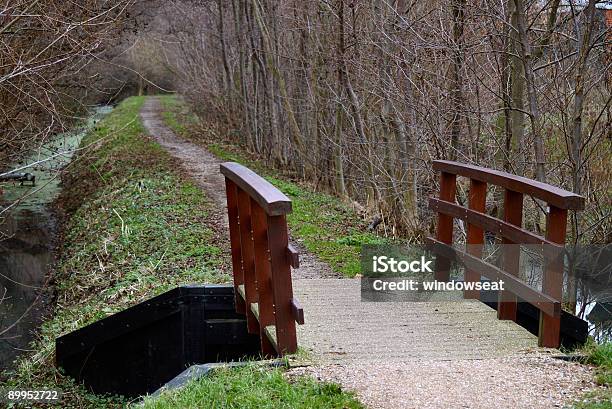 El Puente De Madera Foto de stock y más banco de imágenes de Aire libre - Aire libre, Apuntar, Bosque