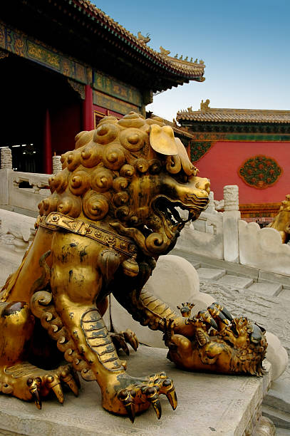 istock The Gilded bronze lion 89952744