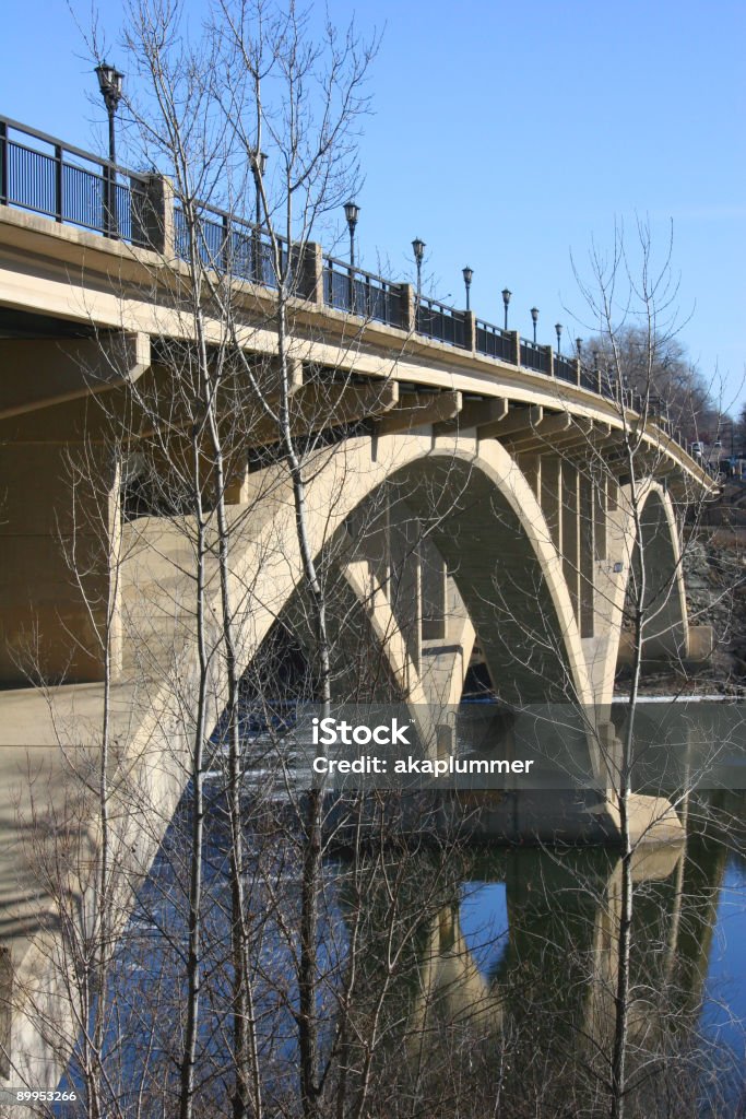 Brücke über den Mississippi - Lizenzfrei Architektur Stock-Foto