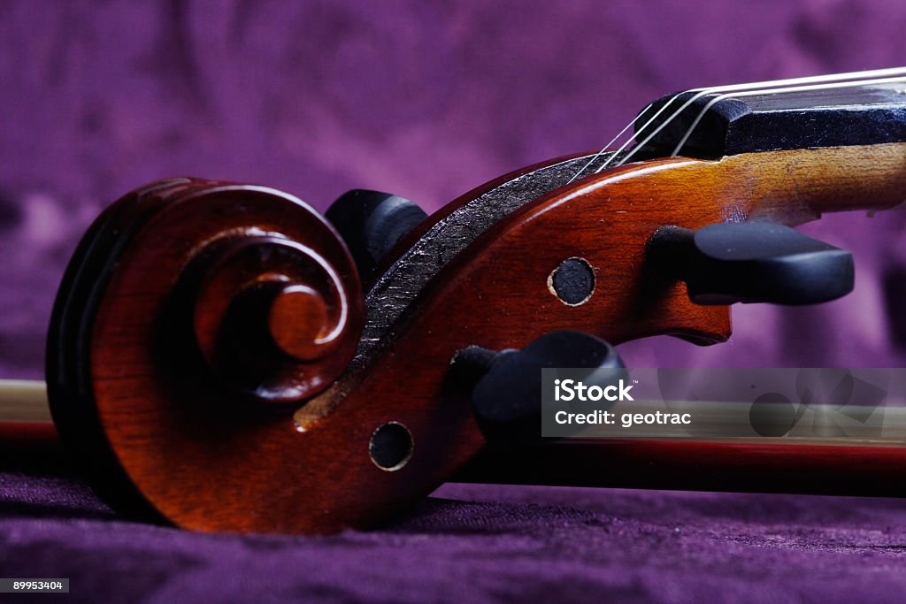 Scroll der Violine - Lizenzfrei Aufführung Stock-Foto