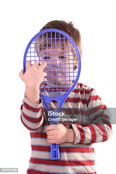 Little Jugador De Tenis Foto de stock y más banco de imágenes de Actividades recreativas - Actividades recreativas, Adolescente, Aire libre