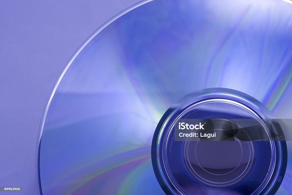 blu di DVD - Foto stock royalty-free di Astratto