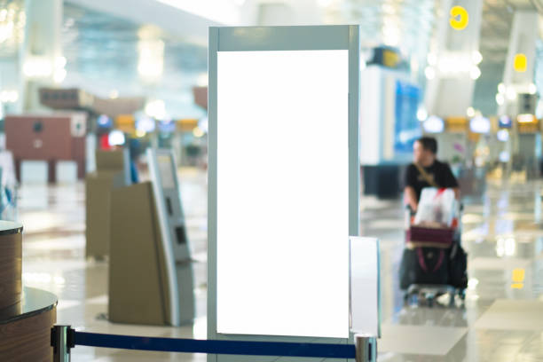 istock blank advertising billboard at airport 899541266