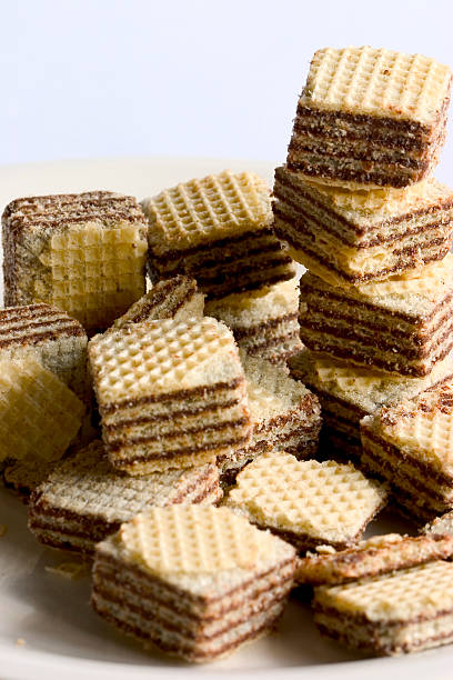 Waffer Connecotrs Stack 140+ Wafer Chocolate Square Shape Stack Stock Photos, Pictures ...