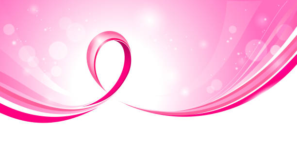 illustrazioni stock, clip art, cartoni animati e icone di tendenza di cancro al seno sfocato - backgrounds pink femininity ribbon