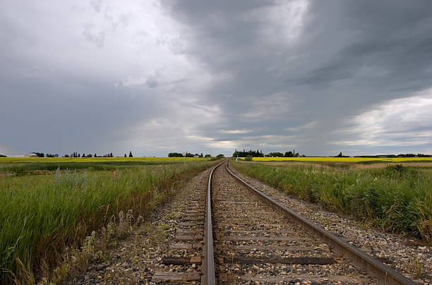 Railway Tracks stock photo