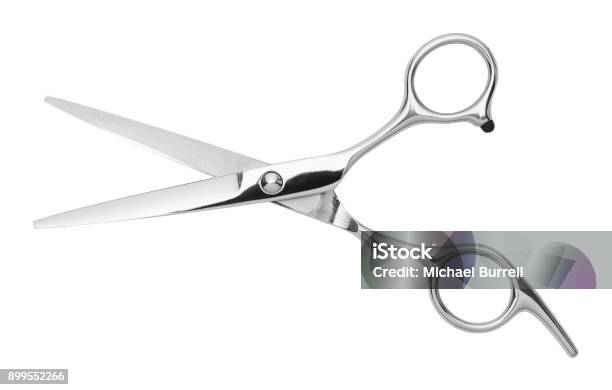 Hair Scissors Stock Photo - Download Image Now - Scissors, Haircutting Scissors, Cut Out