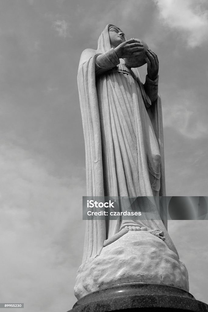 Mary's Fe - Foto de stock de Blanco y negro libre de derechos