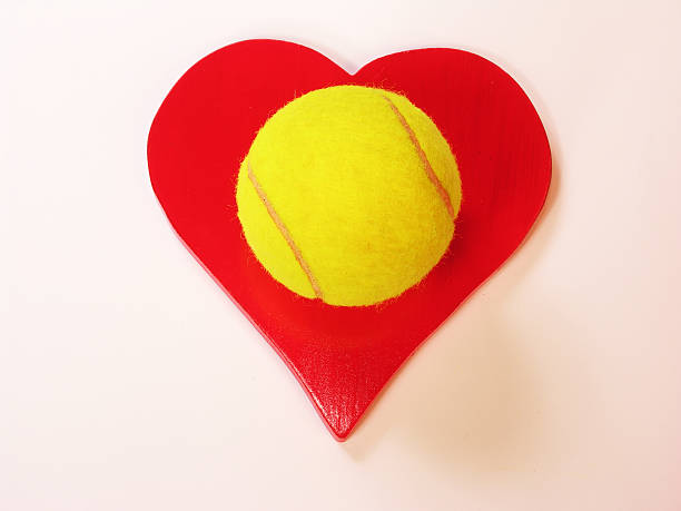 i love tennis - tennis court love victory foto e immagini stock