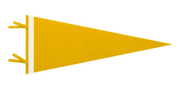 żółty penant - red flag sports flag golf zdjęcia i obrazy z banku zdjęć