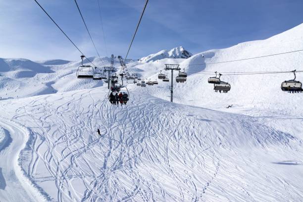 istock View from the chair lift 899557770