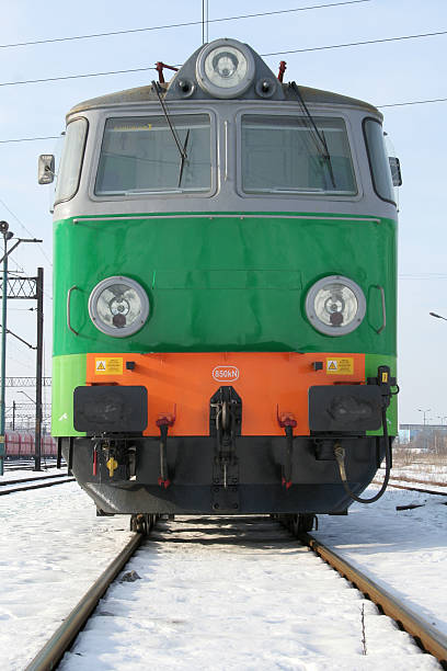 istock in front of a train electric locomotive 89956165