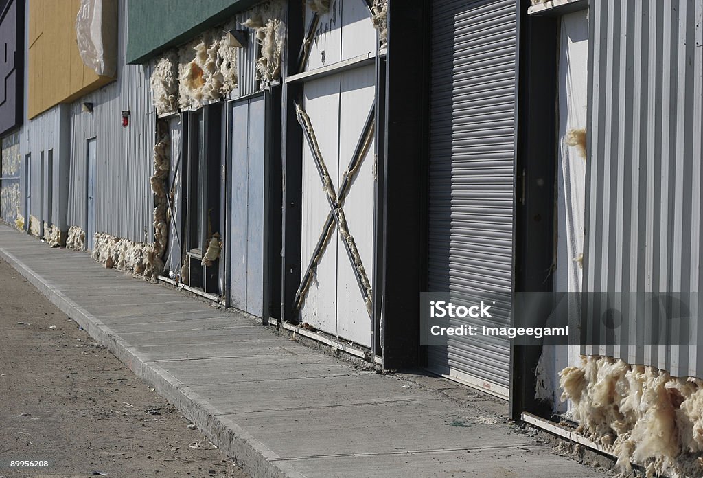 Remodelación de un antiguo distrito - Foto de stock de Abandonado libre de derechos