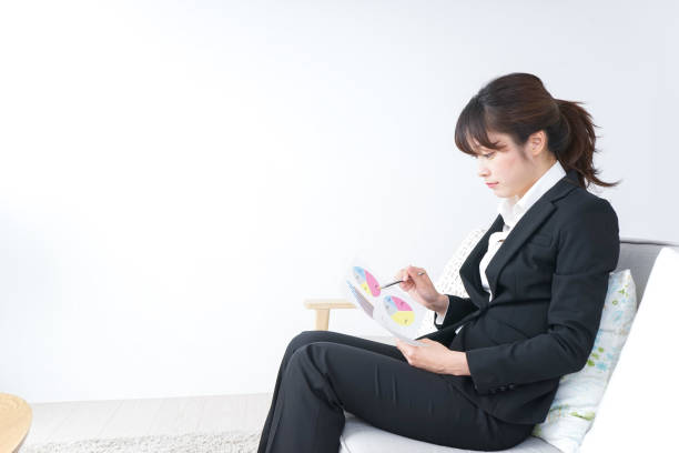 istock Businesswoman working at home 899563956