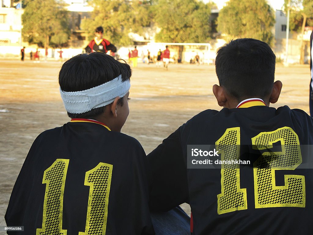 Les joueurs supplémentaires - Photo de 14-15 ans libre de droits