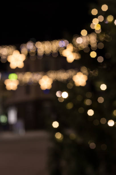 istock blurred christmas advent tree on historical marketplace 899566670