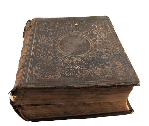 Short depth of field on a stack of antique books. Raw original.